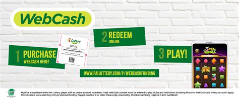 pa ilottery webcash|Pennsylvania Lottery .